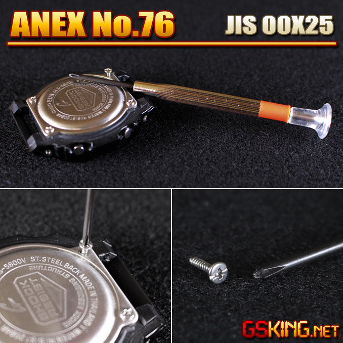 Anex Precision Screwdriver No. 76 JIS-00 JIS00x25 Schraubendreher, Schraubenzieher, Feinschraubendreher, Präzisionsschraubendreher mit Kreuzschlitz