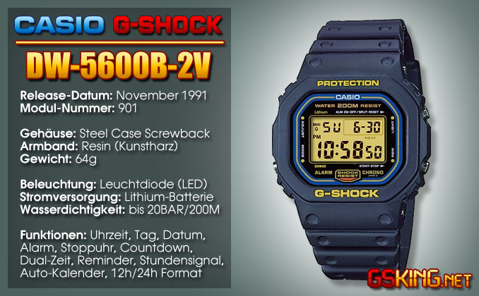 G-Shock DW-5600B-2V