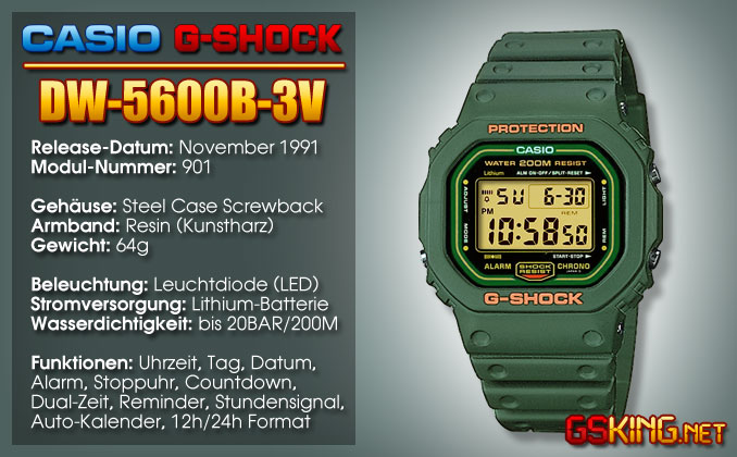 G-Shock DW-5600B-3V