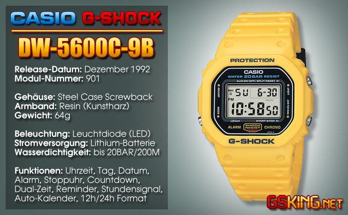 G-Shock DW-5600C-9B