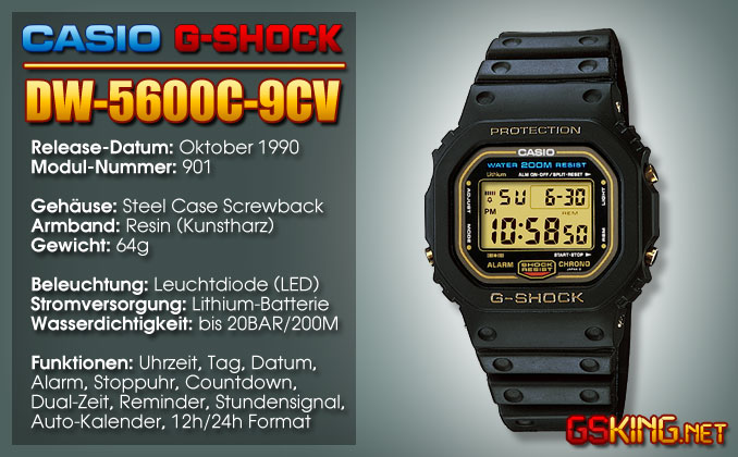 G-Shock DW-5600C-9CV