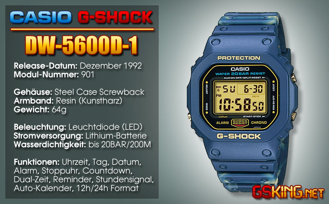 G-Shock DW-5600B-1