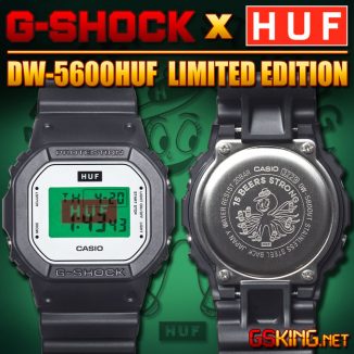 G-Shock x HUF Worldwide - Limited Edition DW-5600HUF zum 15. HUF Jubiläum