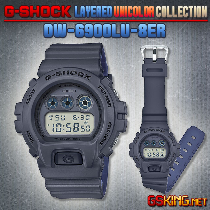 Casio G-Shock DW-6900LU-8ER in Schwarz und Sandbraun mit Dual-Layer-Armband