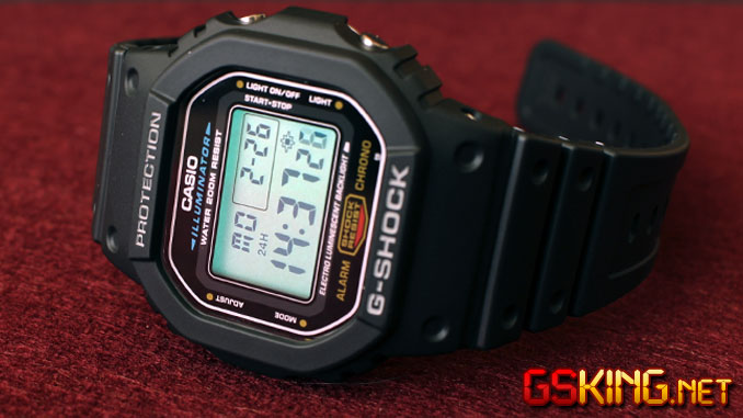 Casio G-Shock DW-5600E-1VER Illuminator Display Beleuchtung