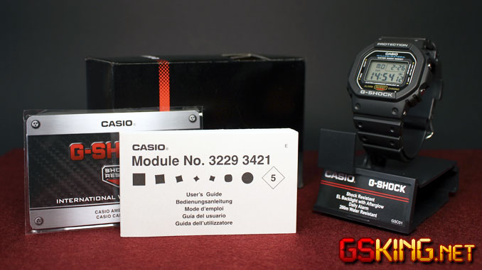 Casio G-Shock DW-5600E-1VER Lieferumfang