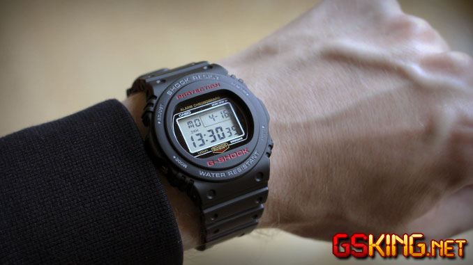 Casio G-Shock DW-5750E-1ER am Handgelenk