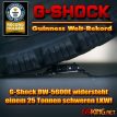 G-Shock DW-5600E-1VER widersteht einem 25 Tonnen LKW und erhält den Guinness-Weltrekord