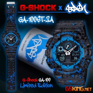 Casio G-Shock von Mr. Stash GA-100ST-2AER - Limited Edition Graffiti-Uhr